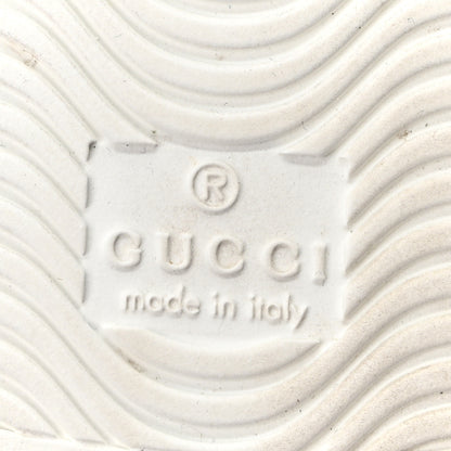 Gucci Calfskin Web Embroidered Womens Ace Sneakers 40 White 7 of 9