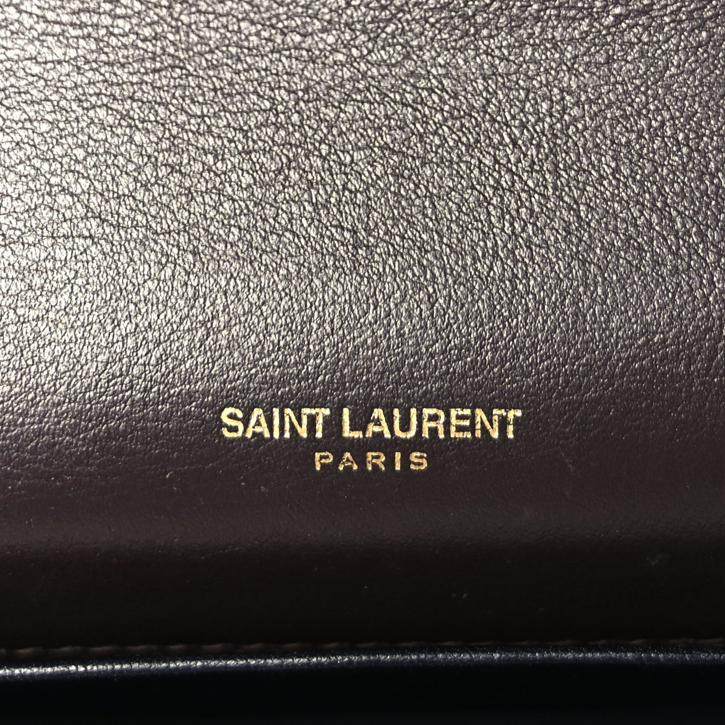Patent Uptown Chain Wallet Nut Brown
