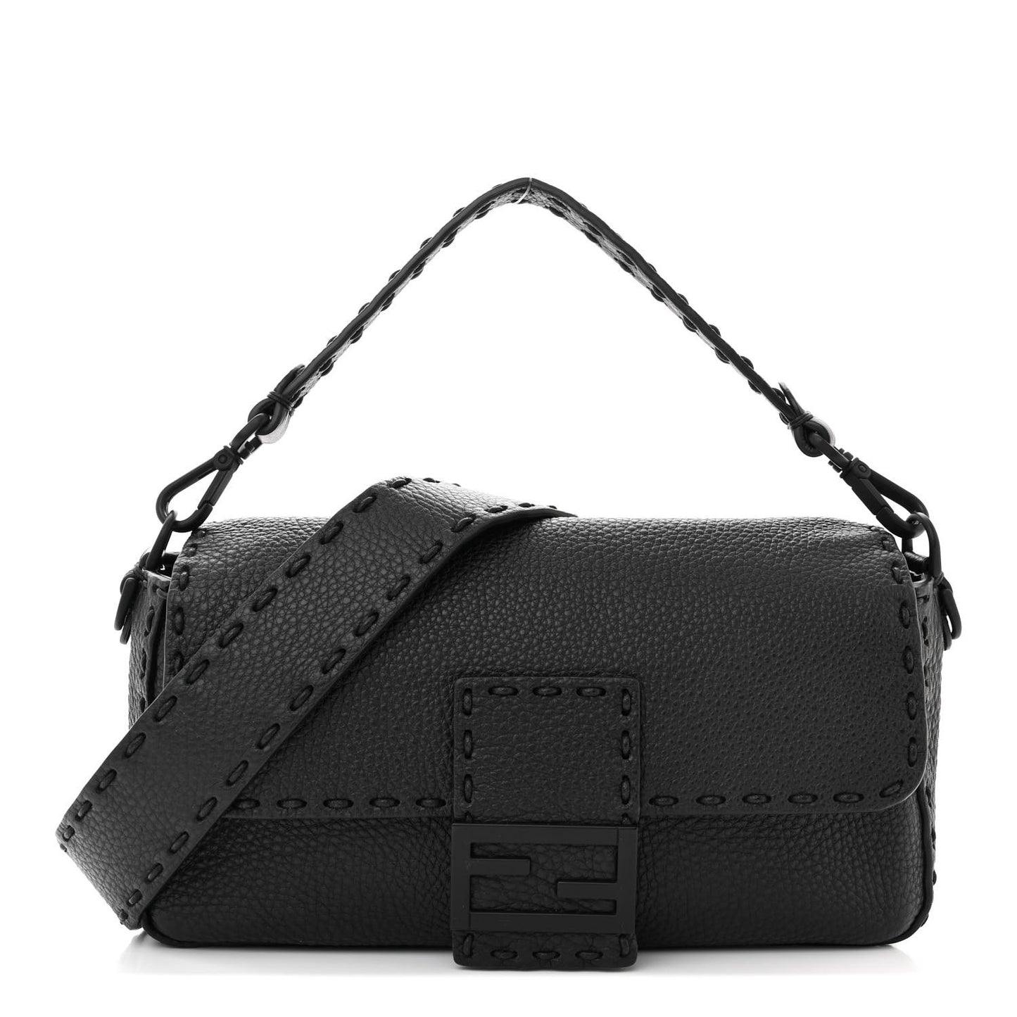 Cuoio Romano Selleria Baguette Black