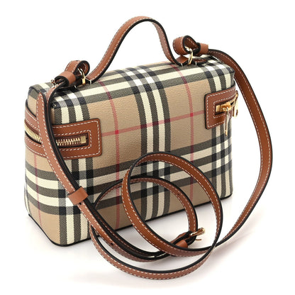 Burberry Vintage Check Vanity Crossbody Bag Briar Brown 2 of 9
