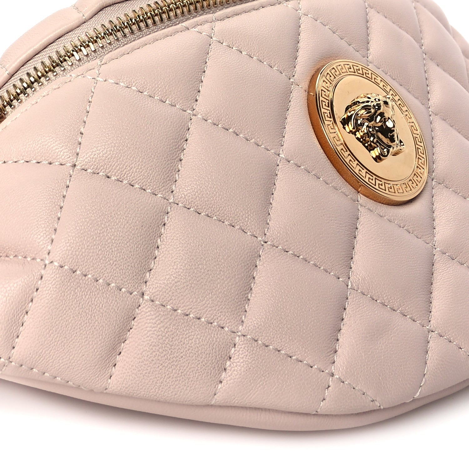 Versace Nappa Quilted Medusa Belt Bag Light Pink 7 of 8