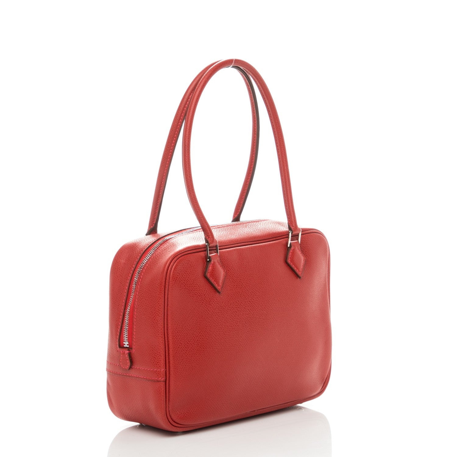 Hermes Epsom Plume 21 Rouge Casaque 3 of 7