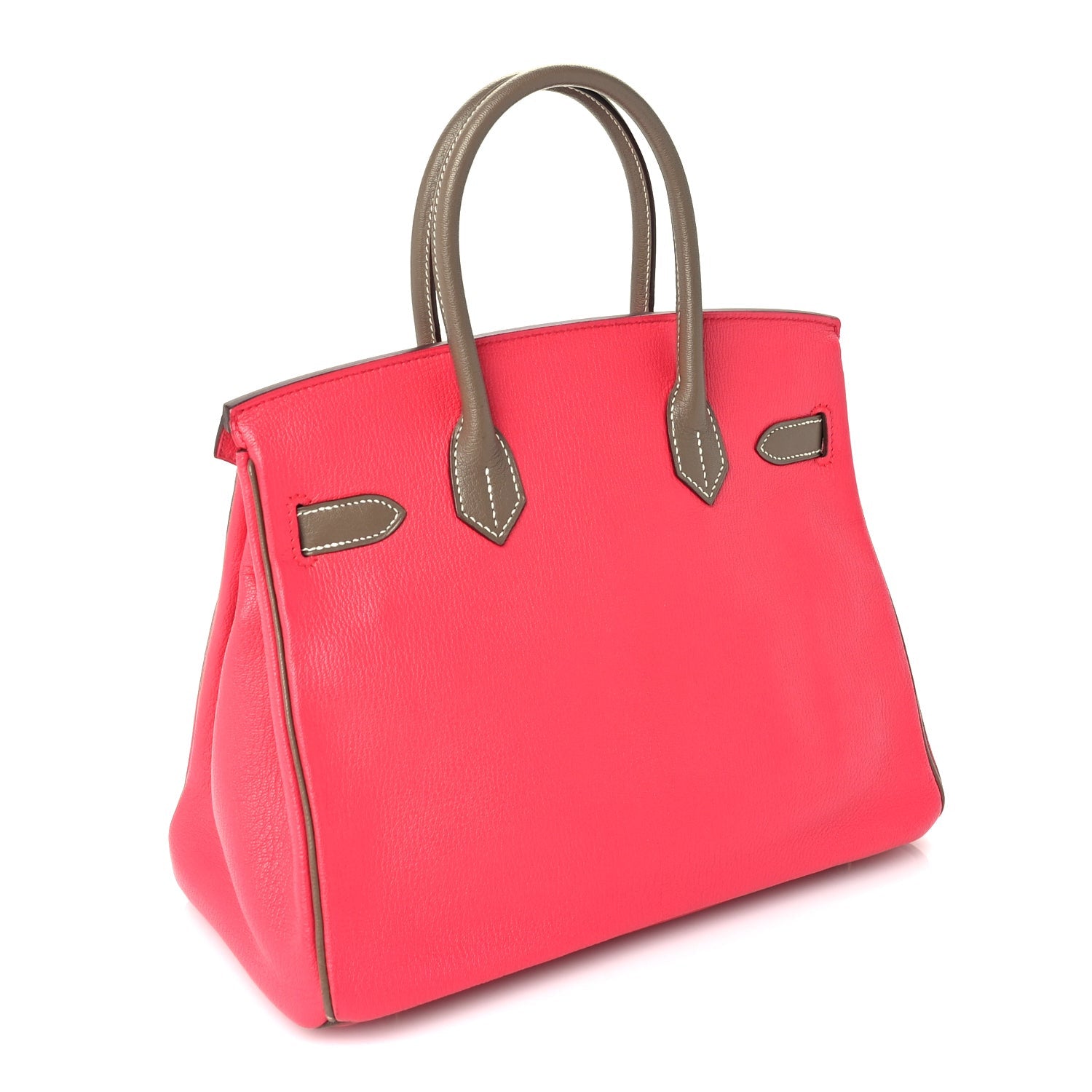 Hermes Chevre Mysore Horseshoe Birkin 30 Rose Lipstick Etoupe 3 of 9