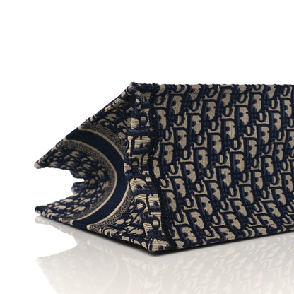 Christian Dior Oblique Medium Book Tote Blue Multicolor 7 of 10