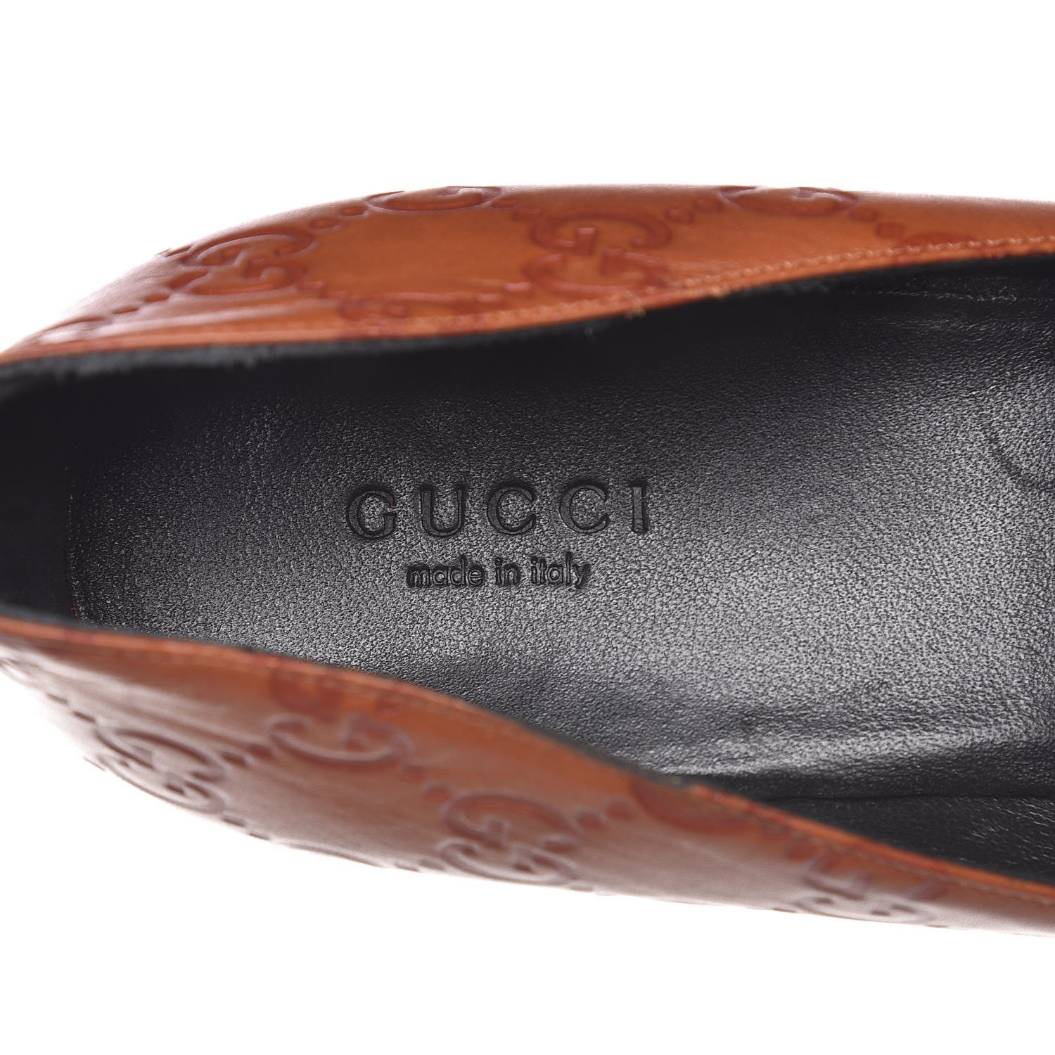 Gucci Guccissima Wedge Pumps 39 Brown 9 of 10