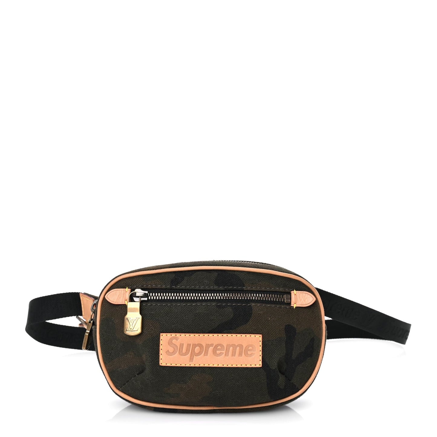 X SUPREME Canvas Camouflage Bumbag