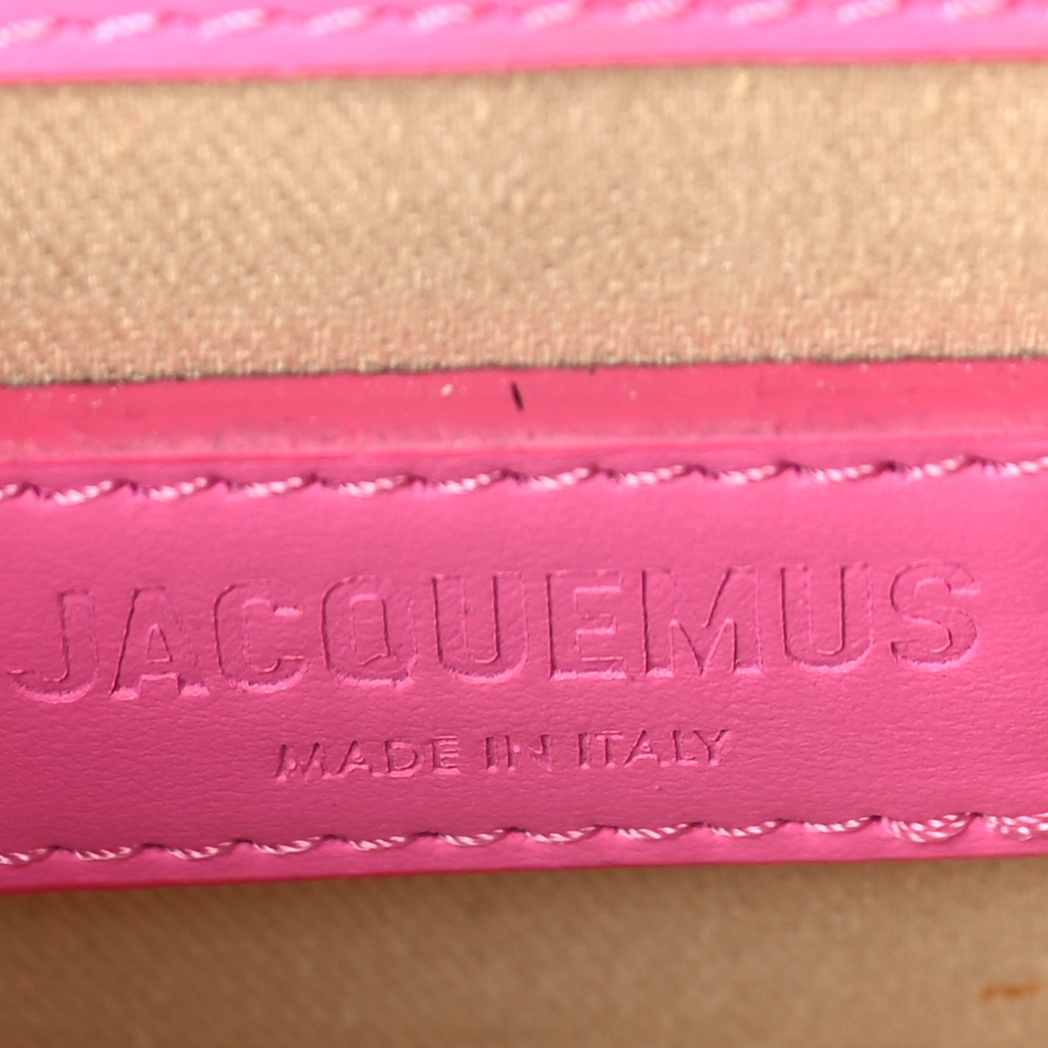Jacquemus Smooth Calfskin Mini Le Chiquito Neon Pink 5 of 8