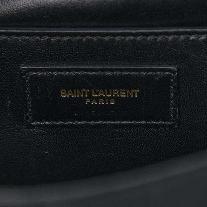 Saint Laurent Jersey Wool Patchwork Monogram Medium Jamie Baguette Black 6 of 12
