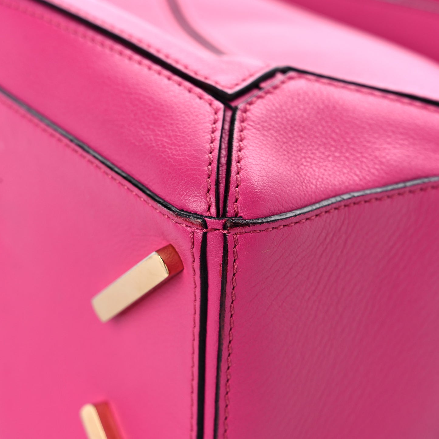 Calfskin Small Puzzle Bag Fuchsia