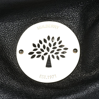 Mulberry Soft Spongy Pebbled Calfskin Large Daria Hobo Black 6 of 8