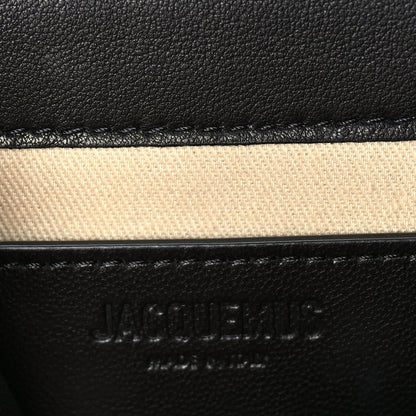 Jacquemus Smooth Calfskin La Pochette Rond Carre Black 5 of 8