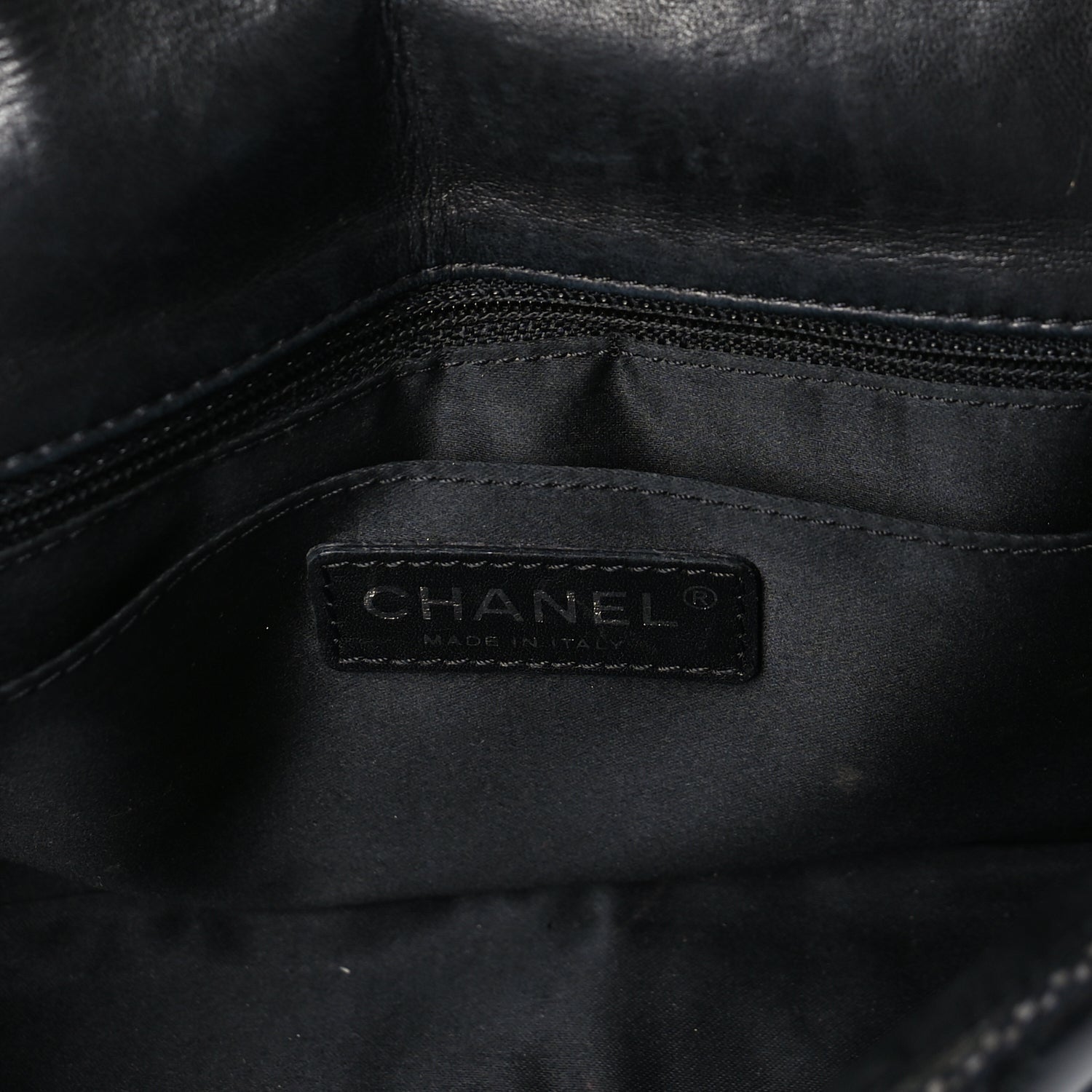 Chanel Vinyl Mesh Quilted Medium Single Flap  Black 5 of 9