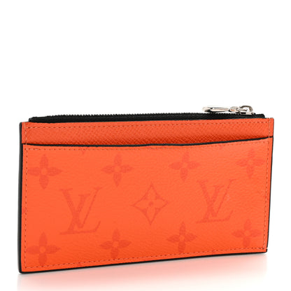 Louis Vuitton Taigarama Coin Card Holder Orange 3 of 9