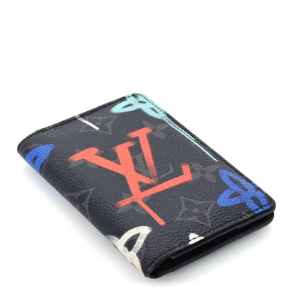 Louis Vuitton Monogram Eclipse LV Graffiti Pocket Organizer Multicolor 4 of 7