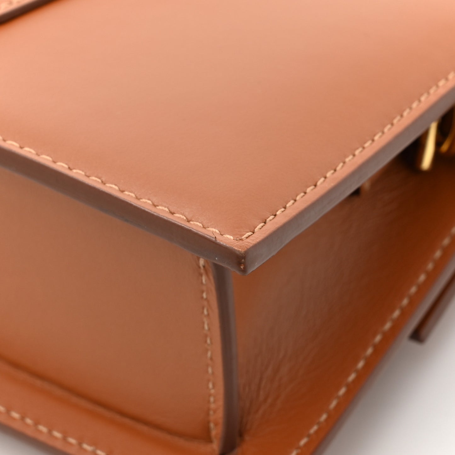 Smooth Calfskin Le Bambino Long Light Brown