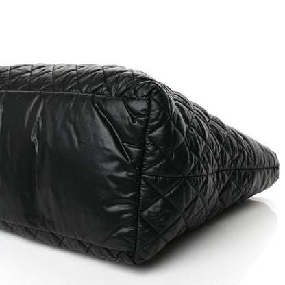 Chanel Nylon Quilted Large Coco Cocoon Tote Black 9 of 11