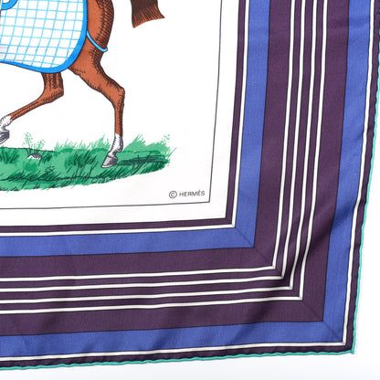 Hermes Silk Couvertures Et Tenues de Jour Scarf 140 2 of 7