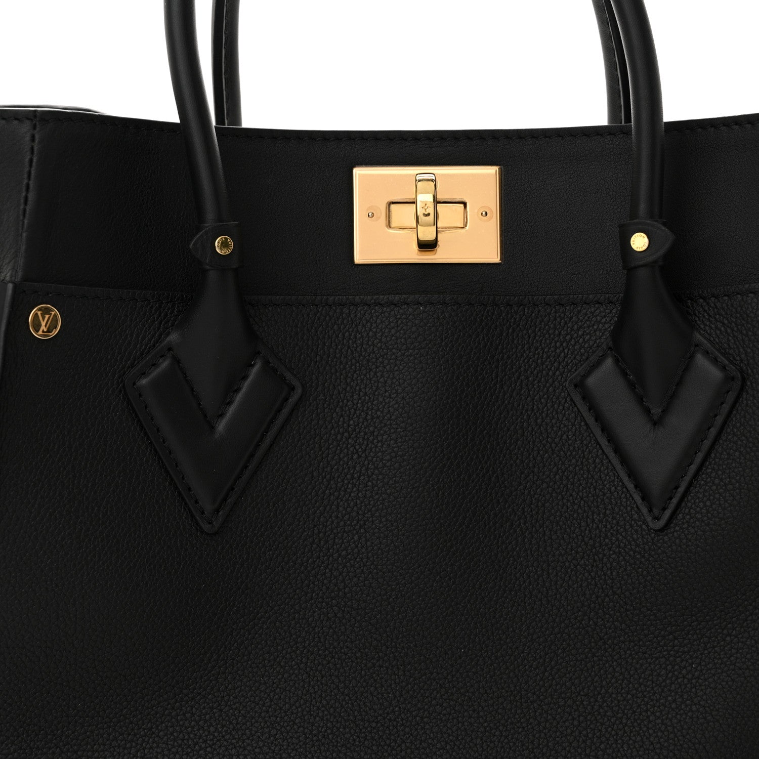 Louis Vuitton Calfskin Monogram Tufting On My Side Black 7 of 10