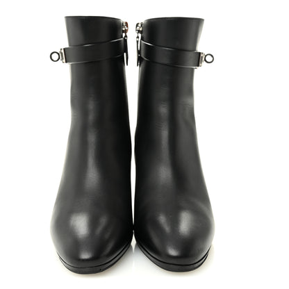 Hermes Calfskin Saint Germain Ankle Boots 36.5 Black 2 of 10
