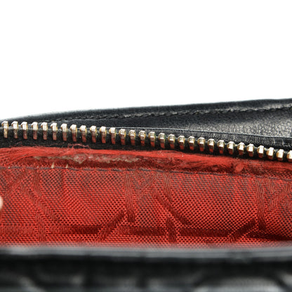 Christian Dior Lambskin Cannage Medium Lady Dior Black 8 of 8