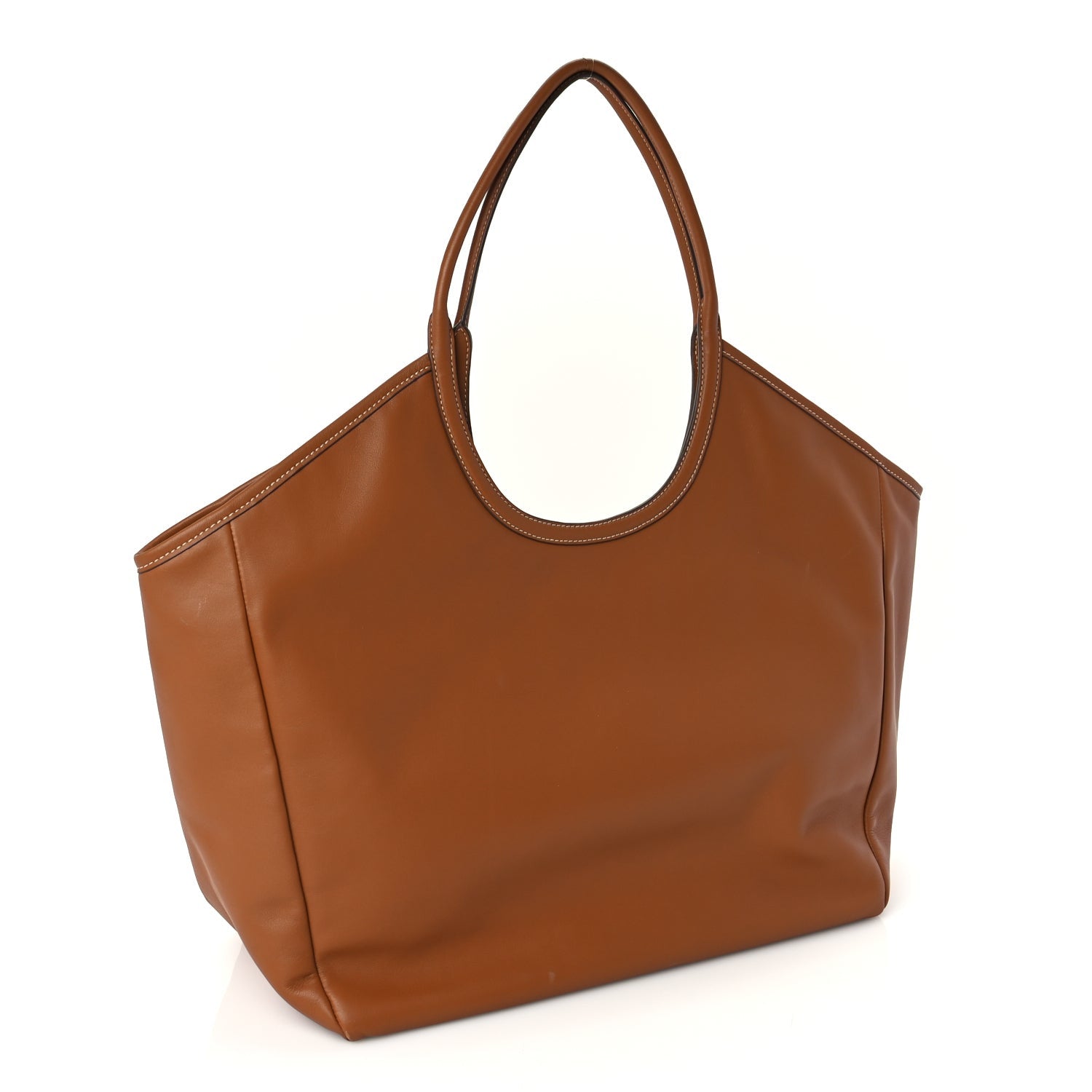 Miu Miu Nappa Large Ivy Tote Bag Cognac 2 of 8