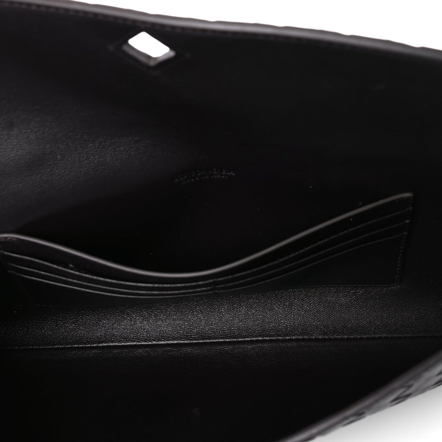 Nappa Intrecciato Long Andiamo Top Handle Clutch Fondant