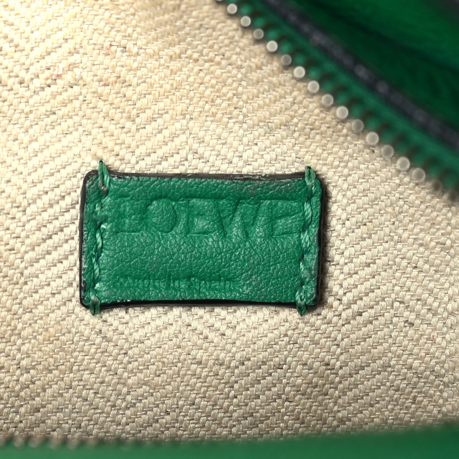 Loewe Calfskin Mini Puzzle Bag Jungle Green 5 of 8