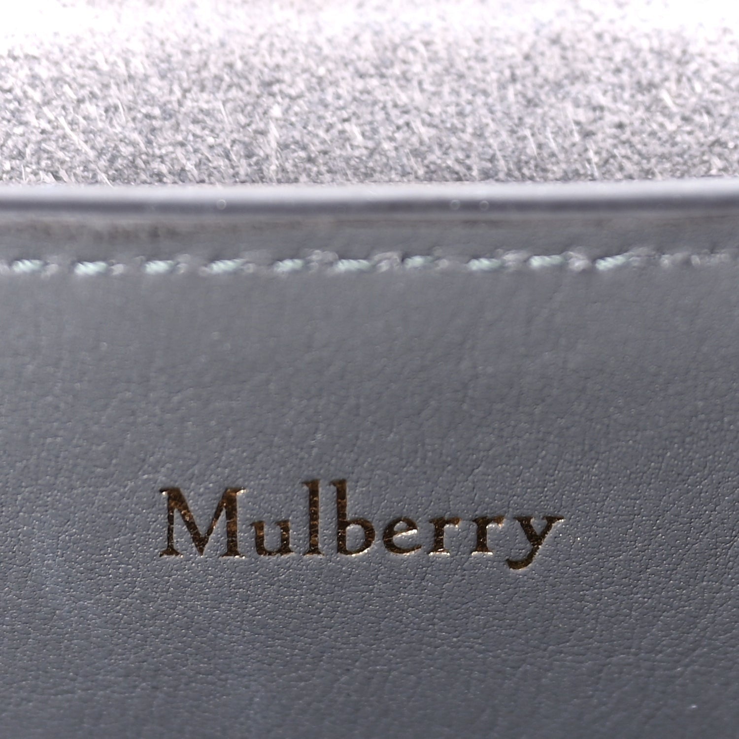 Mulberry Small Classic Grain Calfskin Mini Seaton Grey 5 of 7