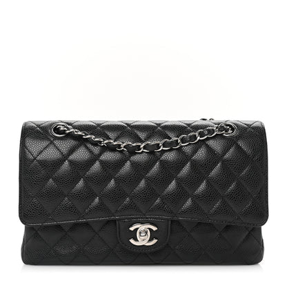 Chanel Caviar Quilted Medium Double Flap Black 1 of 9
