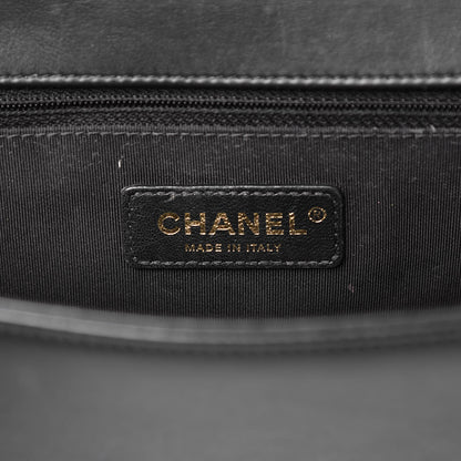 Chanel Calfskin Quilted New Medium Boy Flap Black 5 of 13