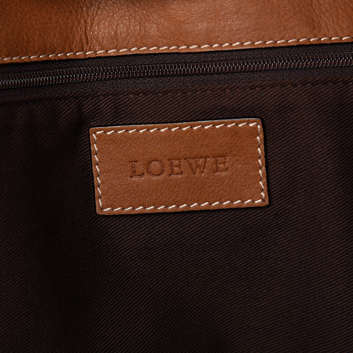 Loewe Nappa Chain Logo Shopper Tote Tan 6 of 10