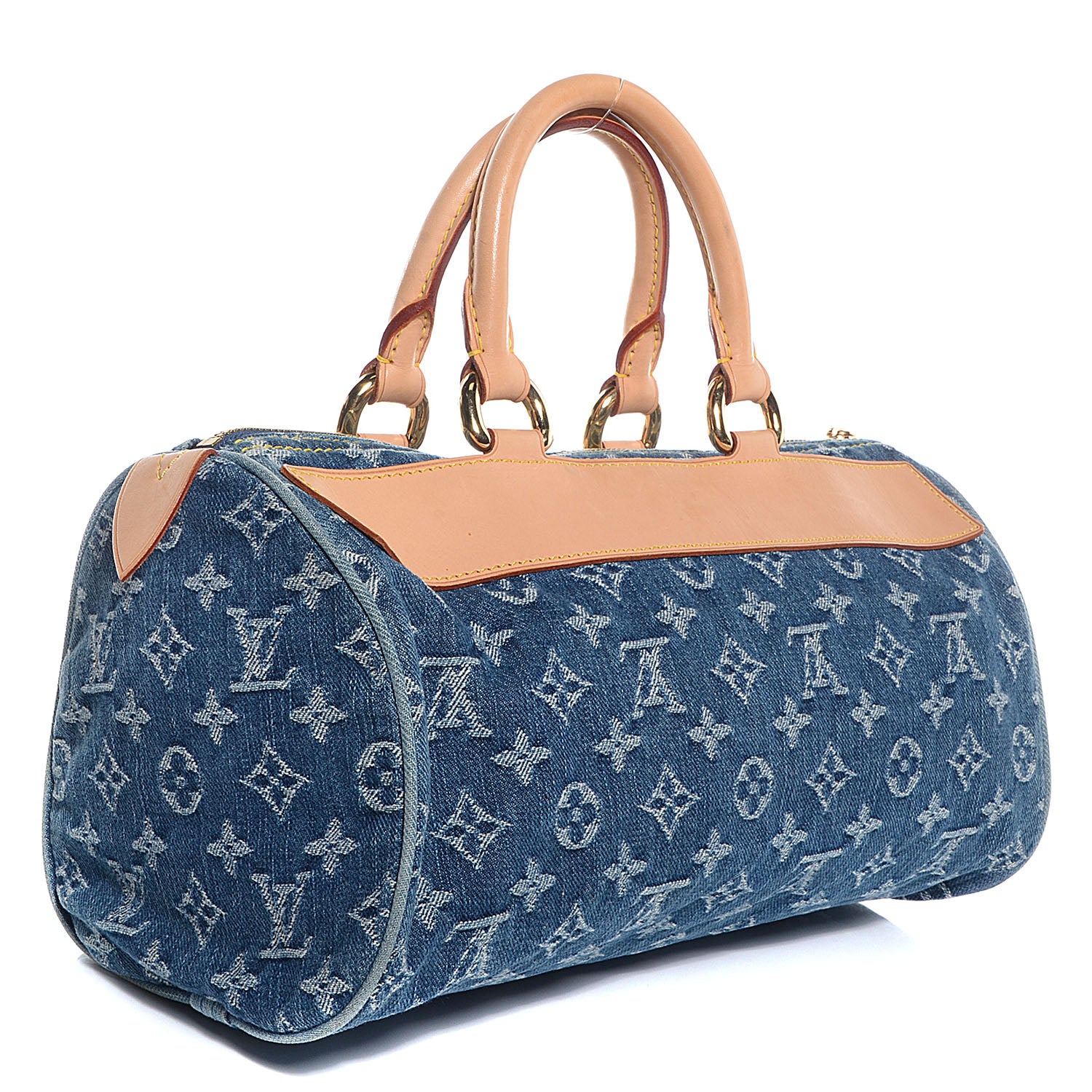 Louis Vuitton Monogram Denim Neo Speedy Blue 3 of 7