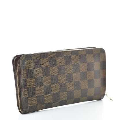 Louis Vuitton Damier Ebene Porte-Monnaie Zippy Wallet 3 of 16