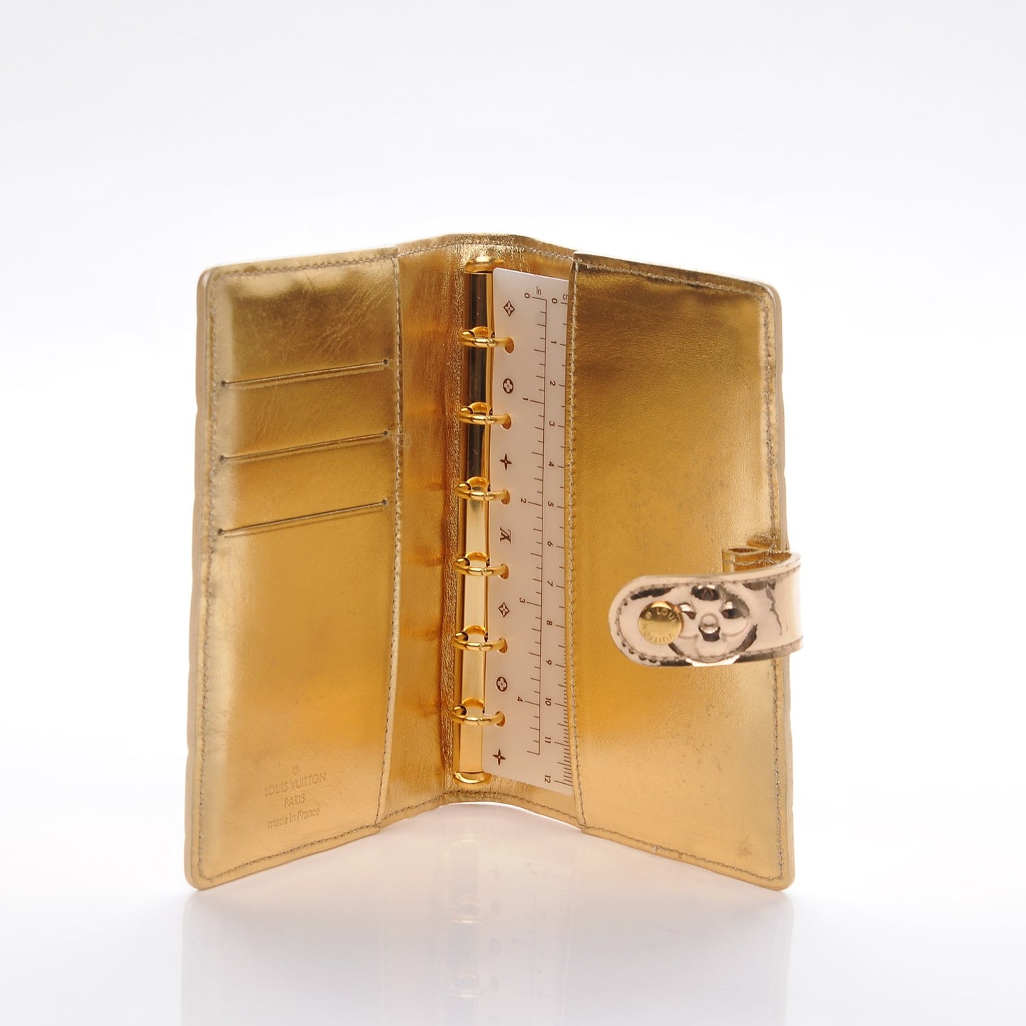 Monogram Miroir Small Ring Agenda Gold