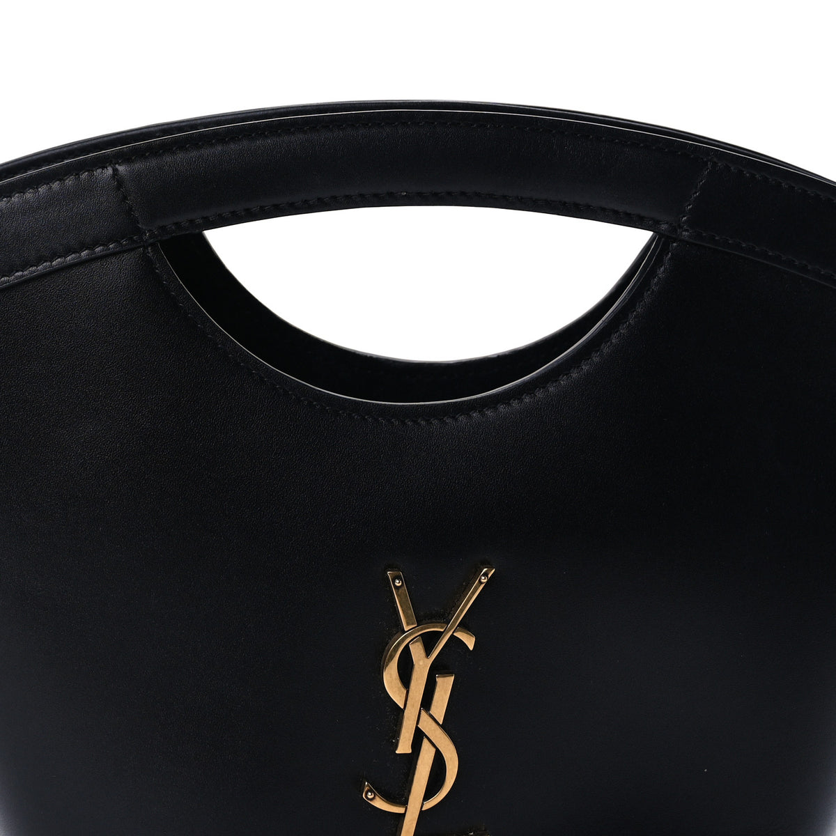 Saint Laurent Calfskin Mini Celia Tote Black 6 of 8