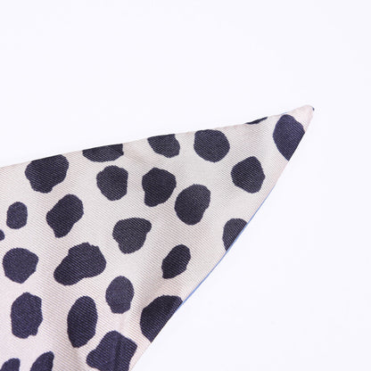 Hermes Silk Faune Giant Pointe Triangle Scarf Beige Brun Lavande 6 of 23