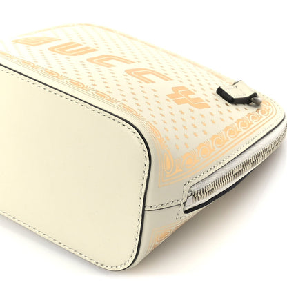 Gucci X SEGA Calfskin GUCCY Stars Mini Dome Shoulder Bag  Mystic White Gold 9 of 9
