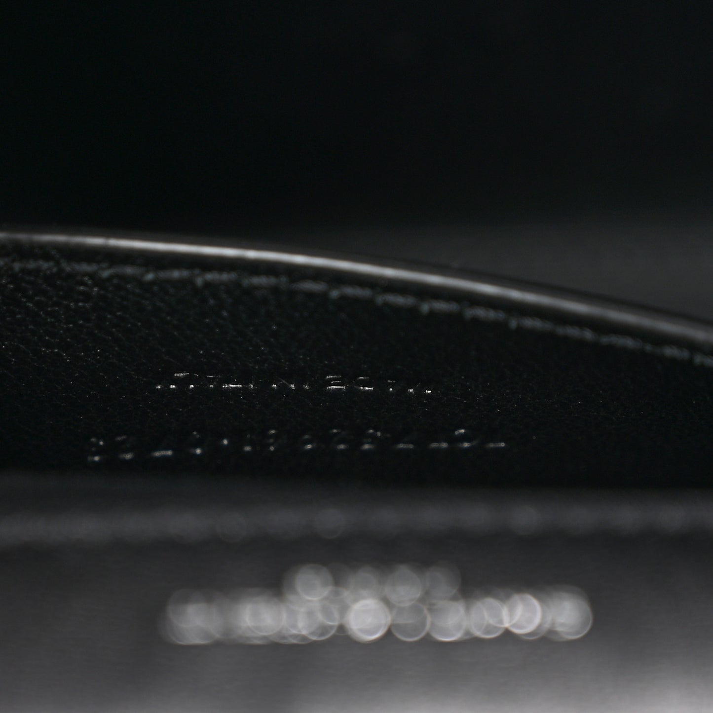 Lambskin Quilted Kate Clutch Black