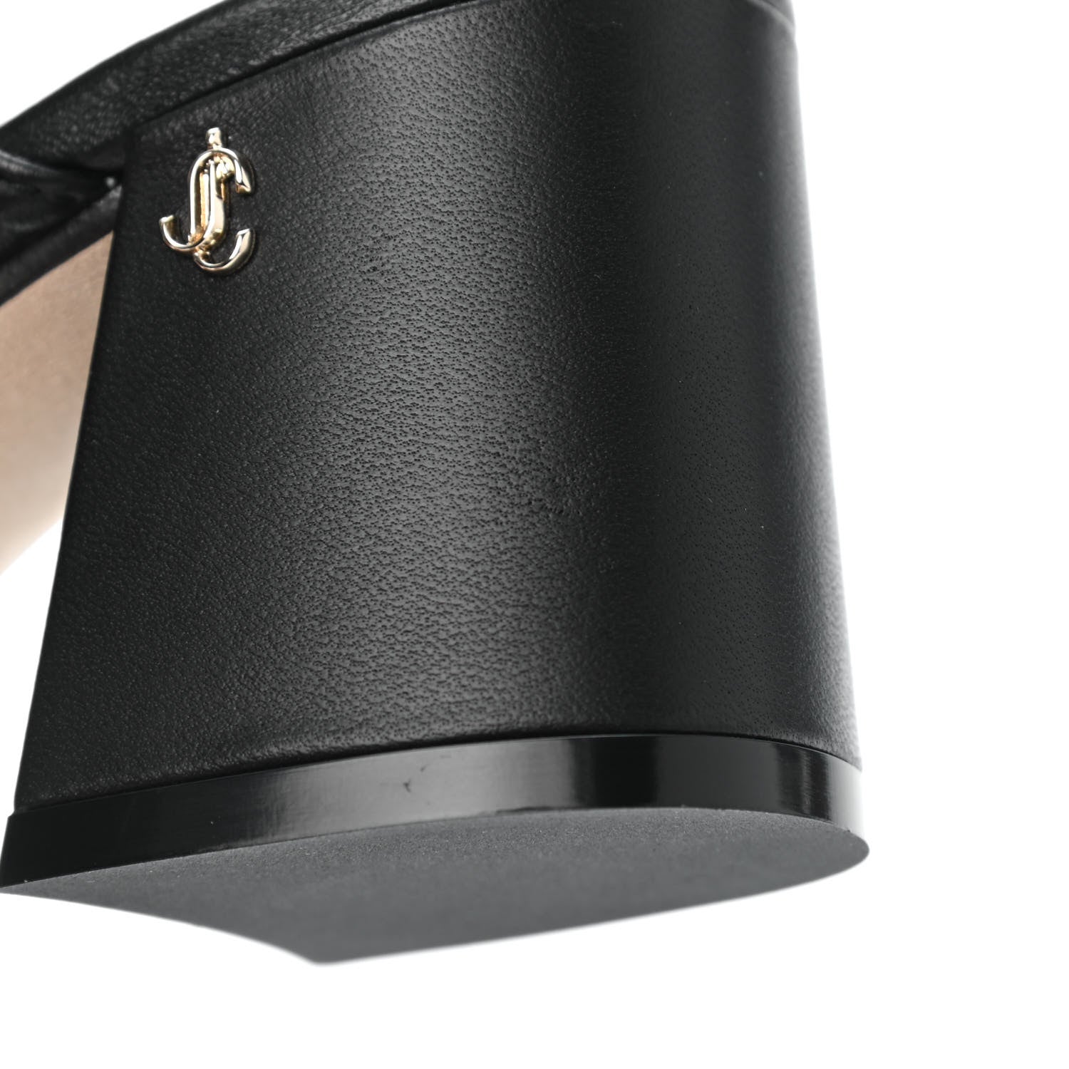 Jimmy Choo Nappa Auna 65 Mule Sandals 35 Black 9 of 10