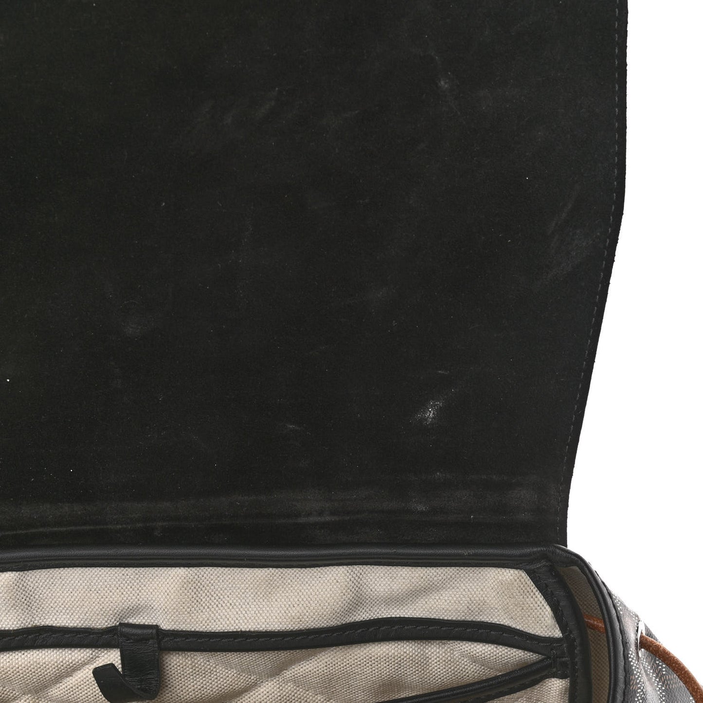 Goyardine Calfskin Alpin MM Backpack Black