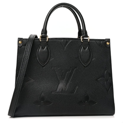 Louis Vuitton Empreinte Monogram Giant Onthego PM  Black 1 of 8