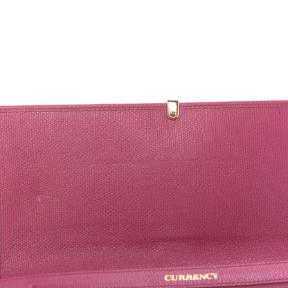 Saint Laurent Textured Calfskin Classic Y Document Case Clutch Fuchsia 10 of 10
