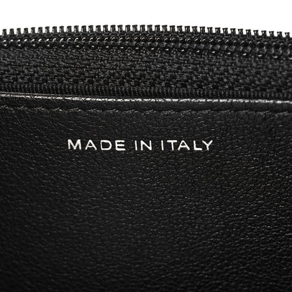 Chanel Sheepskin Chevron Reissue Wallet On Chain WOC So Black 7 of 12