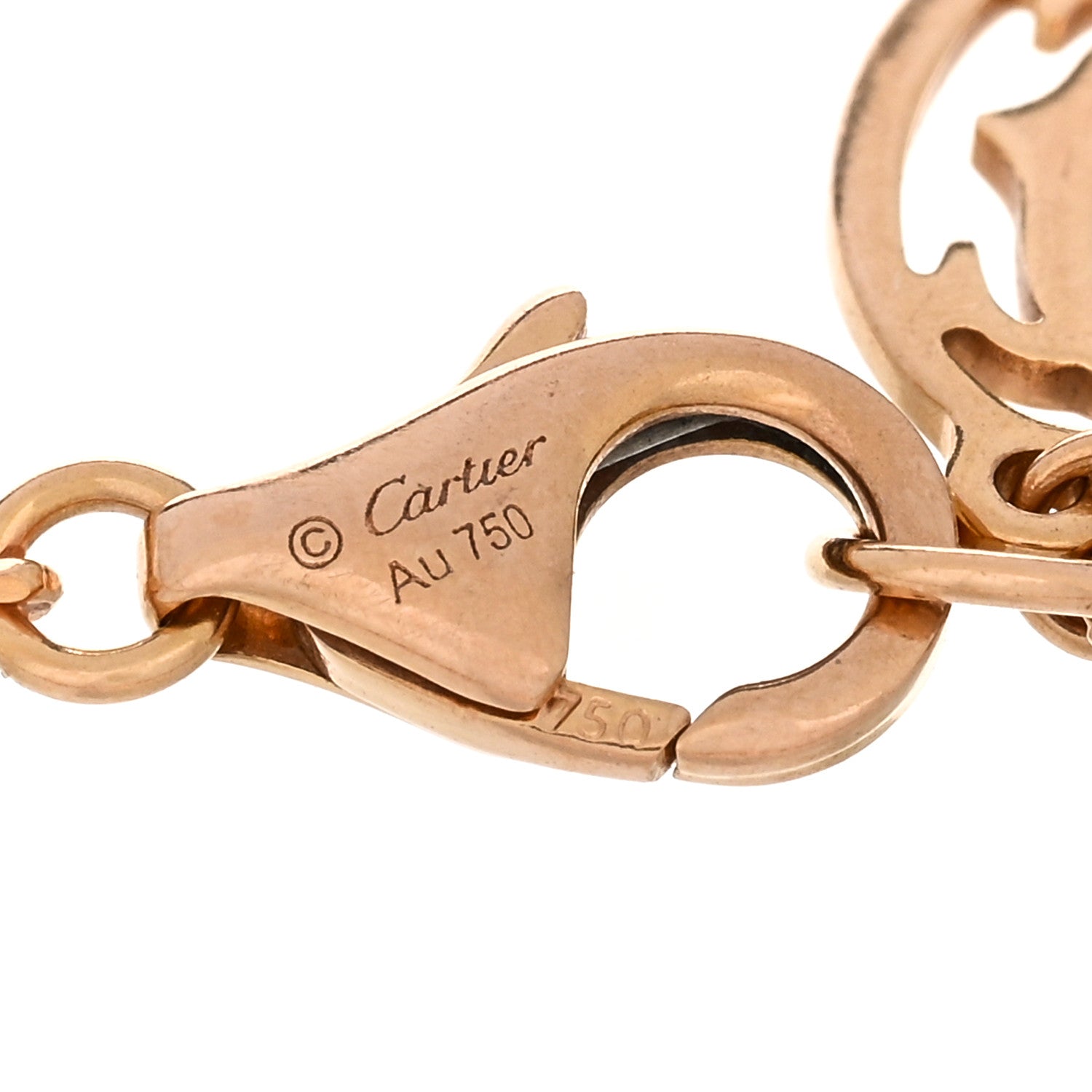 Cartier 18K Pink Gold Pink Sapphire D'Amour Bracelet 3 of 3