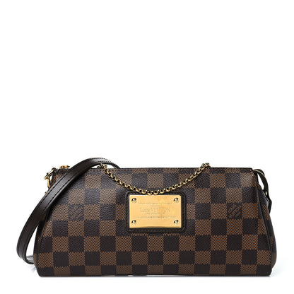 Louis Vuitton Damier Ebene Eva Clutch 1 of 8