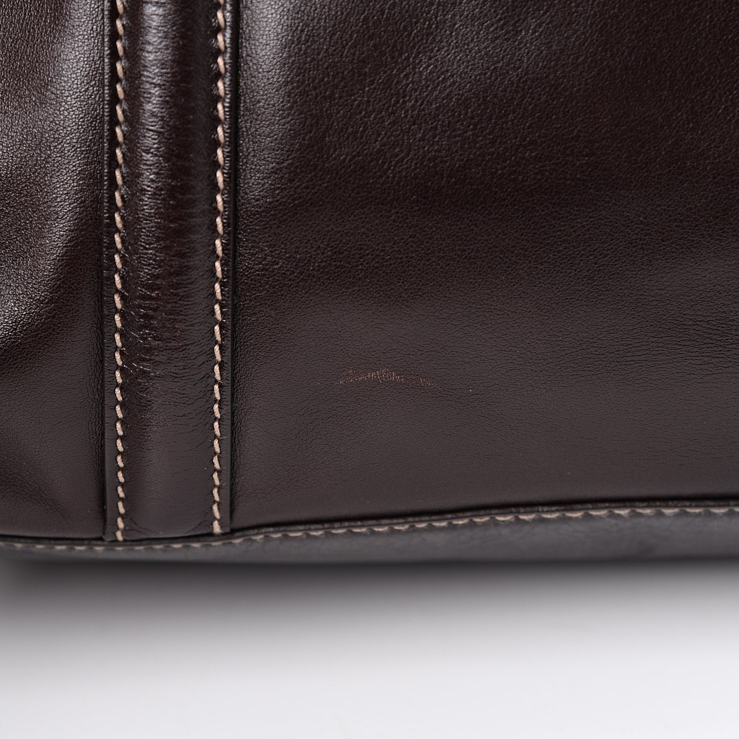 Calfskin Medium Britt Tote Brown