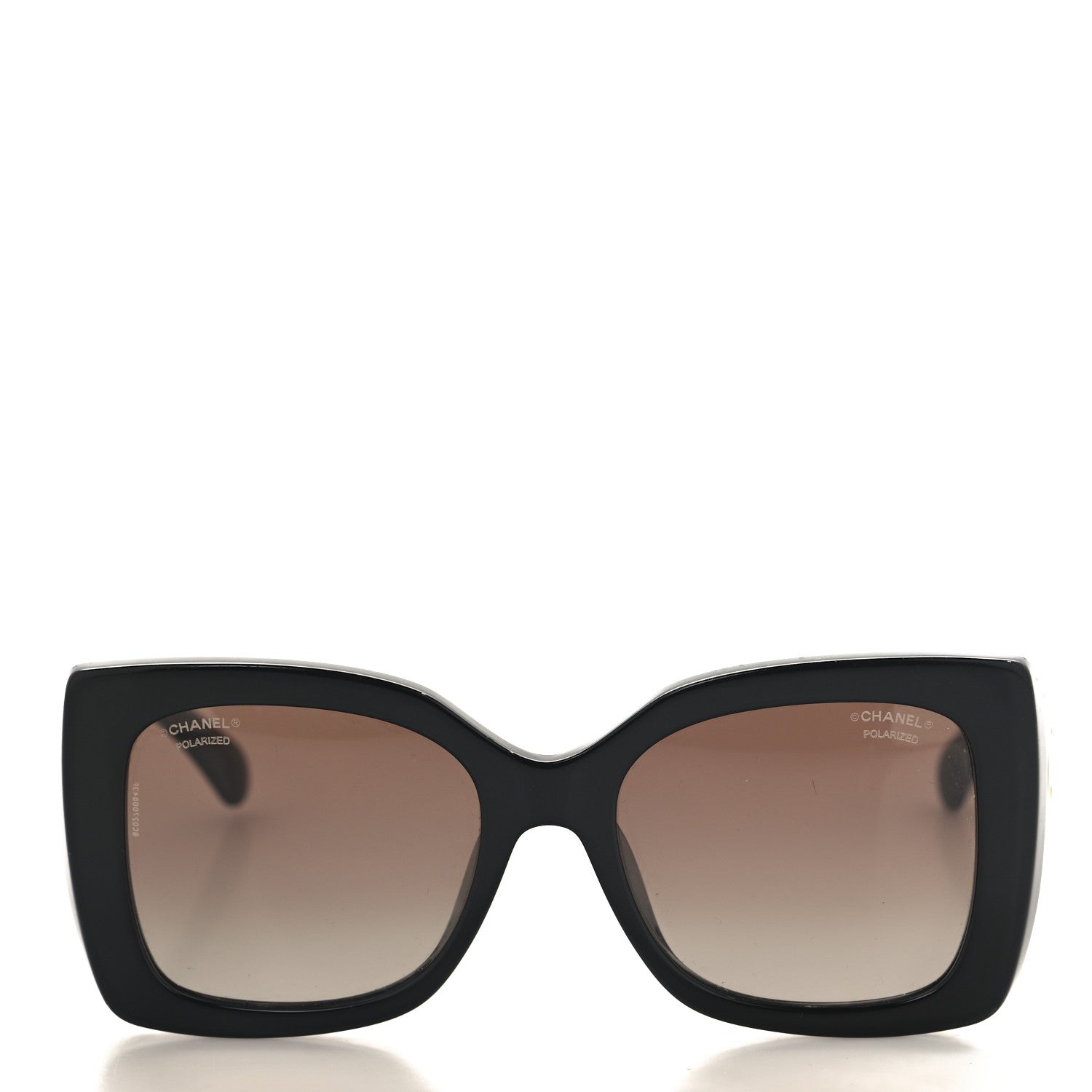 Chanel Square Polarized CC Sunglasses 5494-A Black 2 of 7