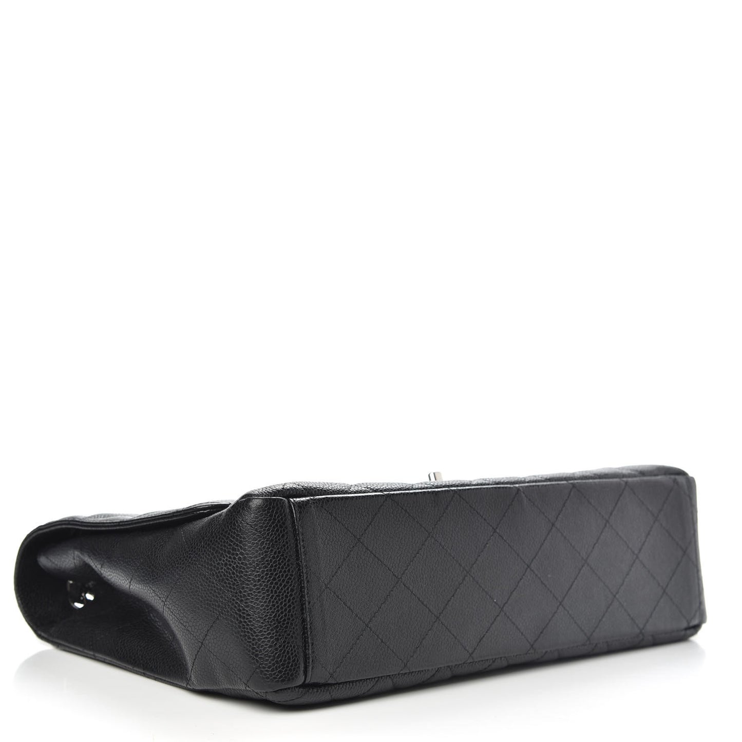 Caviar Quilted Maxi Single Flap Black