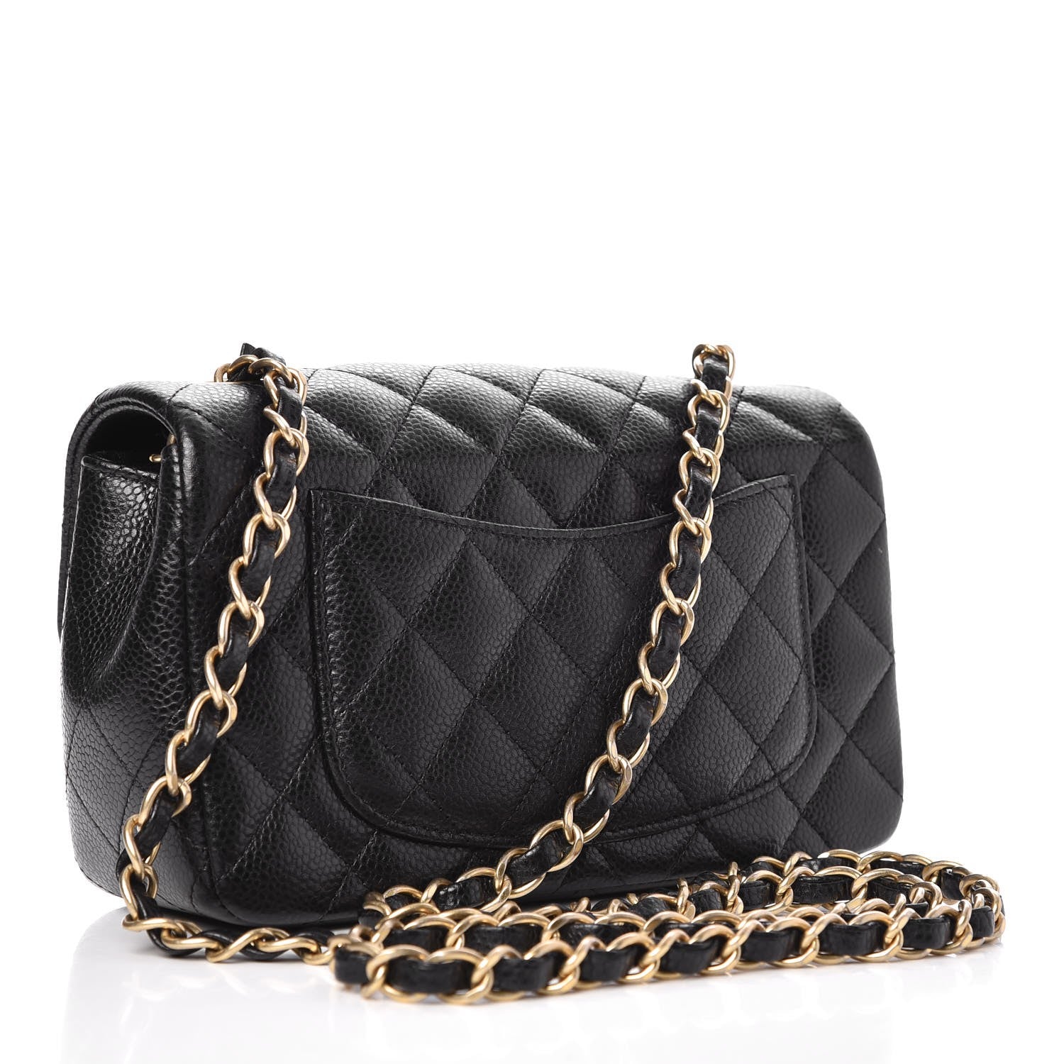Chanel Caviar Quilted Mini Rectangular Flap Black 3 of 8