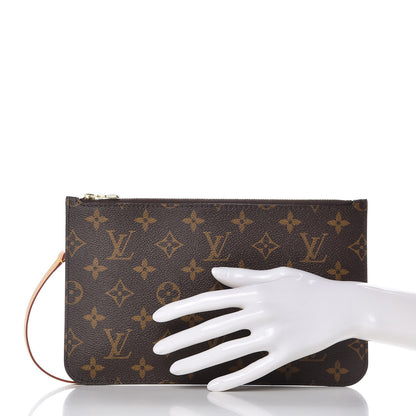 Louis Vuitton Monogram Neverfull MM GM Pochette 2 of 7
